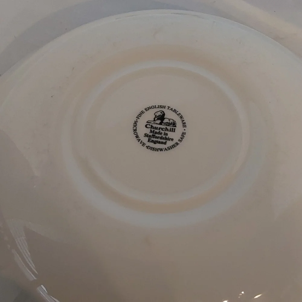 BLUE WILLOW‎ CHURCHILL MADE IN ENGLAND  2 DESSERT/ Fruits BOWL